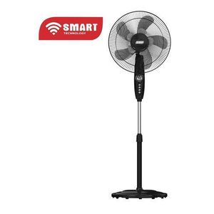 Smart Ventilateur Sur Pied 16’’ Silencieux (STV-1651S) -50 W- 5 Hélices- Noir