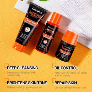 Coffret Soins Visage Homme GuanJing Men’s Expert – Nettoyant, Tonique & Lotion Hydratante