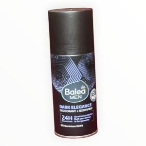 Balea Déodorent Men Dark Elegance - déodorant + body spray avec 0% d’aluminium