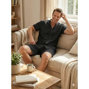 Chemise et short en coton pour hommes