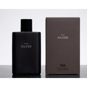Zara Collection 2025  -  MAN SILVER - Eaux De Toilette  - Homme - 100 ML (3.4 FL.OZ)