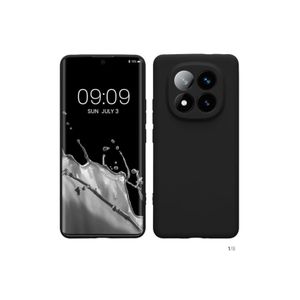 Coque en silicone redmi note 15 pro avec 1 antichoc 9D noir 