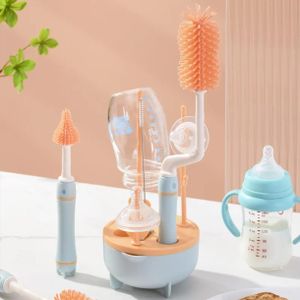 Kit de nettoyage pour biberons et accessoires bébé avec support de séchage