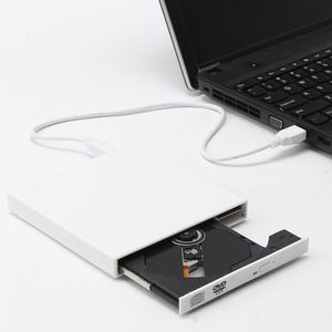 Lecteur optique externe DVD ROM USB 2.0 CD/DVD-ROM CD-RW Graveur Lecteur Fin Enregistreur Portable pour Ordinateur Portable Windows