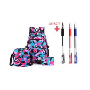 Mode SAC A DOS- sac d'école  3 en 1 