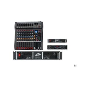 Amplificateur audio peavey,+tableau de mixage professionnels  yamaha  de 8 piste piste 