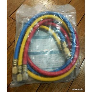 Ensemble de tuyaux de charge de réfrigérant Elitech, raccord 1/4''
