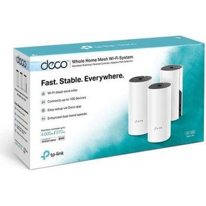 TP-Link Deco M4 - Système Mesh WiFi AC 1200 Mbps  2 Ports Gigabit - Pack De 3
