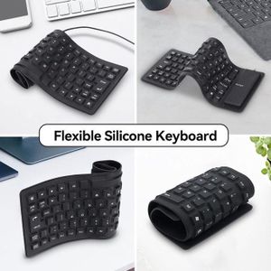 Chic Claviers D'ordinateur Flexible à Fil USB CV