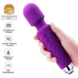 20 Vitesses Vibromasseur Vitesse Ajustable Stimulateur De Clitoris Et De Point G - Violet