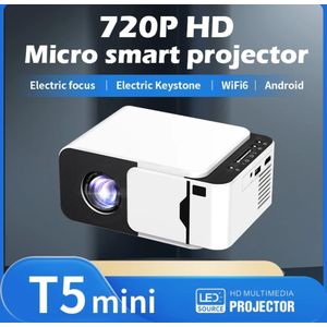 Mini Projecteur Vidéo T5 Mini- Wifi - Android- Bleutooth