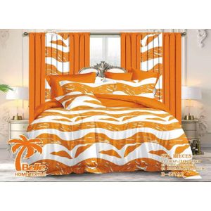 Belle Lot Complet : 2 Draps + 2 Taies + 2 Rideaux – Design Élégant et Confort Assuré