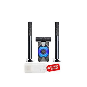 Original Super Power ome Cinéma Multimédia - OP-720 - FM/USB/Carte Mémoire - Noir + Clé USB Offerte . Garantie 12 Mois