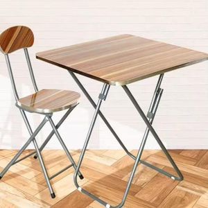 Chic table et chaise pliable, pour ordinateur portable de lecture et d'étude