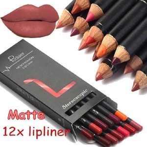 Genetic Crayon à lèvres 12 couleurs nude mate, hydratant, waterproof et longue tenue