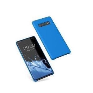 Divers Coque Silicone Compatible Pour Samsung Galaxy S10 Plus - Bleu
