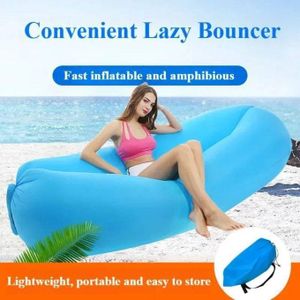 Canapé-lit gonflable portable, canapé gonflable de camping,sac de couchage pliable d'extérieur
