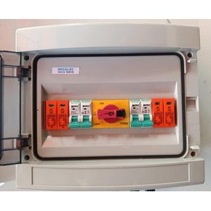 Sans Nom Coffret Solaire DC 1000 V / 16 A - 2 Entrées (Strings) et sorties