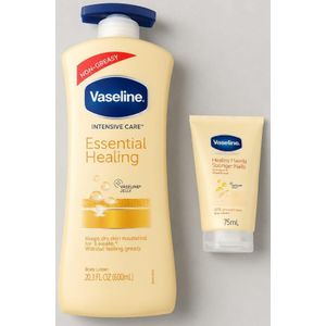 Duo : Lait corps hydratant Intensive Care 600ml + Crème Main Hydratante Intensive Care 75 VASELINE Peaux Très Sèches Importé De France 