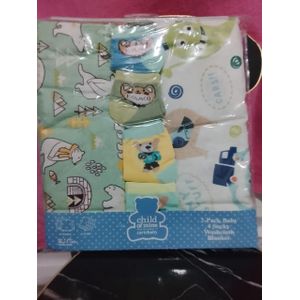 Lot de 02 draps(150x100 cm² chacun)+04 paires de chaussette pour bébé et enfant