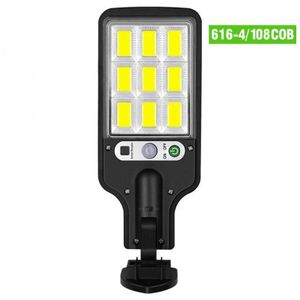 Lampe Solaire Détecteur de Mouvement PIR – Télécommande – Support Orientable 60°