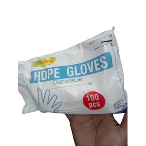 Gants Jetables HDPE – Boîte de 100 Pièces