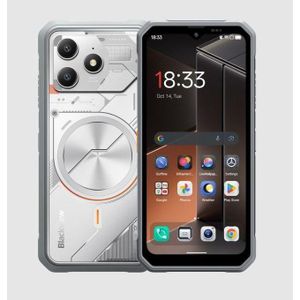 Blackview FORT 100 – Smartphone de niveau militaire 4G - Ecran 6,56" - 6+128 Go, 5000 mAh, Caméra arrière 16MP - Design Mecha