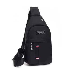 Mode Sac De Voyage - Loisirs - Ordinateur Portable  - Sac à Dos - Sac à Bandoulière Pour Hommes - Noir