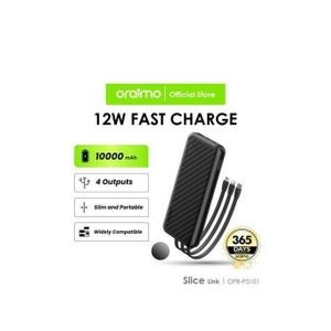 Oraimo Power Bank charge rapide 10000mah noir