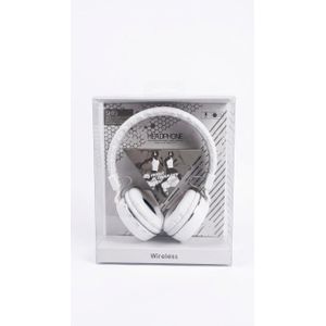 Wireless Casque Audio Sans Fil SHIO Blanc Pureté – Son Stéréo HD & Mains Libres Carte SD