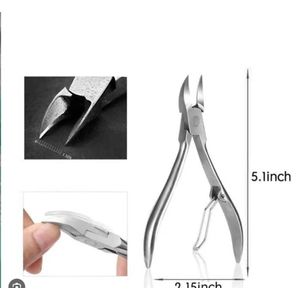 Pince Coupe-Ongles Professionnelle en Acier Inoxydable pour Ongles Incarnés et Épais