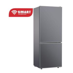 SMART TECHNOLOGY  Réfrigérateur Combiné DFRST Smart (STCB-145H)- 112 Litres / 2 Tiroirs/ 2 étagers- Gris - 24  Mois De Garantie