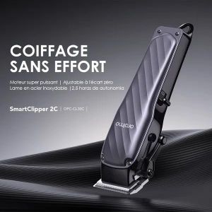 Oraimo SmartClipper 2C Tondeuse à cheveux professionnelle-Noir