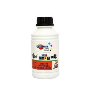 Recharge d'encre photobrite 500ml Noir 