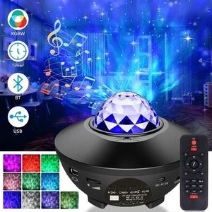 GALUIN Projecteur Haut-Parleur Bluetooth Intégré Veilleuse - Décoration De Chambre à Coucher