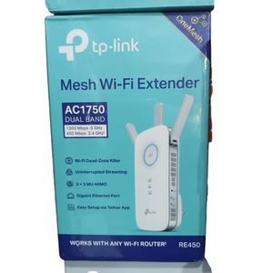 RE450  Répéteur WiFi / Point d'accès WiFi 5 bi-bande (AC1750 Mbps