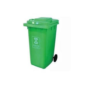 Poubelle Plastique à Roue-120L-vert