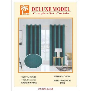 Belle  Lot de 2 Rideaux Occultant Isolés à œillets Pour Chambre Et Salon 