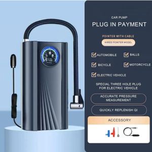 Mini Compresseur d'Air Filaire Portatif 12V - Gonfleur De Pneu Avec Manomètre À Aiguille