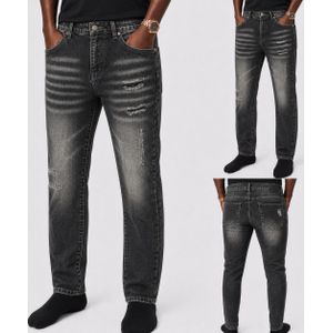 Pantalon Jeans à Design Homme - Noir
