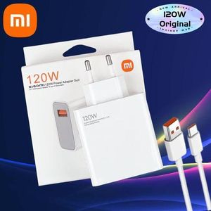 Chargeur Xiaomi 120W D'origine 11T Pro EU/US Turbo Charge Rapide 6ACâble USB C MI 12 Pro Ultranote 11t Pro POCO X3
