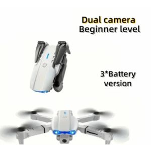 E99 Drone Pliable avec Système Anti-Obstacles et Double Caméra HD