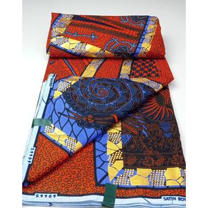 Vlisco Satin Royal - Pagne Haut de gamme 