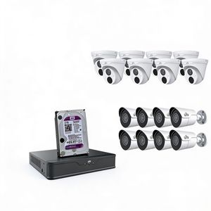 Uniview Kit Vidéosurveillance Professionnel 16 Caméras 1080P + Disque Dur 2To - DVR 16 Canaux - Pack Haute Sécurité
