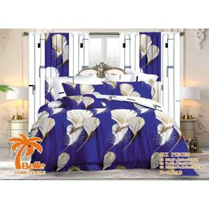 Belle Draps De Lit 3 Places, 2 Draps, 2 Taies 2 Rideaux 