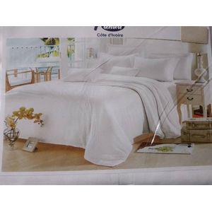 2 Drap De Lit De 2 Places +2 Taies 100% Coton