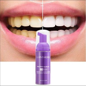 V34 - Mousse Dentifrice - Blanchiment Dentaire - Violet