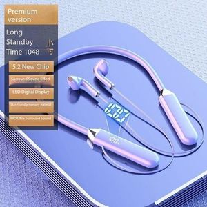 SUNDASELF Collier casque Lite Call, écouteurs sans fil Bluetooth, 30 heures de lecture, légers et portables