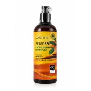 KORMESIC Argan Oil Anti-Dandruff Shampoo 500 ml – Shampoing Nourrissant Anti-Pelliculaire pour Tous Types de Cheveux