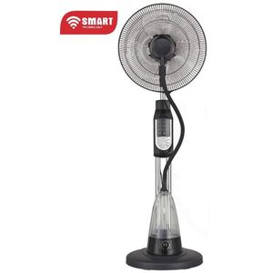 SMART TECHNOLOGY Ventilateur Brumisateur 16" Sur Pied Avec Télécommande (STV-M1655TRC) -Noir-70W/ Garantie 1 Mois